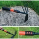 Set 3 ustensile pentru gradina lopatica grebla si cultivator maner ergonomic antiderapant