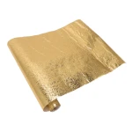 Set 2 Autocolante rezistente la apa si ulei tip folie de aluminiu autoadezive 40cm x 2m AURIE