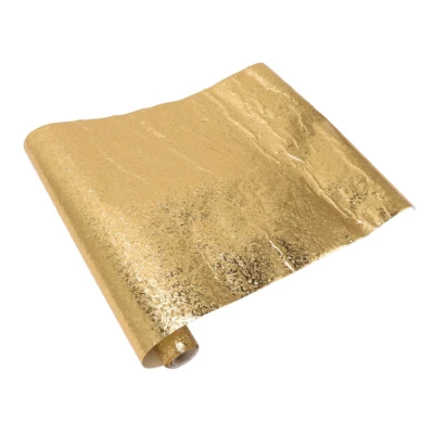 Set 2 Autocolante rezistente la apa si ulei tip folie de aluminiu autoadezive 40cm x 2m AURIE