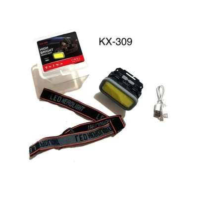 Lanterna de cap YM 309 cu LED COB si incarcare USB