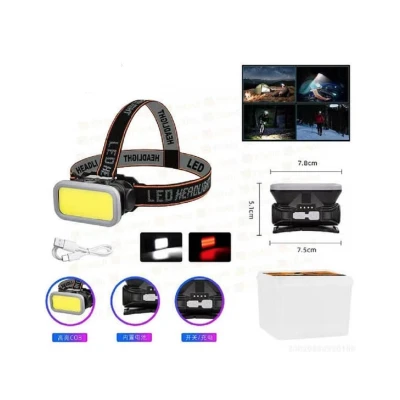 Lanterna de cap YM 309 cu LED COB si incarcare USB