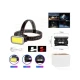 Lanterna de cap YM 309 cu LED COB si incarcare USB