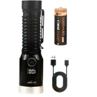 Lanterna LED YM F701 cu lumina verde raza de actiune 500m de 3000lm