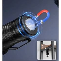 Lanterna tactica reincarcabila YM F963X lumina multicolora filtru UV IP55 raza 300M