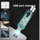 Mini Lanterna LED multifunctionala CB 023 cu design transparent si incarcare USB