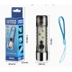 Mini Lanterna LED multifunctionala CB 023 cu design transparent si incarcare USB
