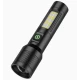 Lanterna multifunctionala LED CB 503A TG cu panou lateral COB si incarcare USB