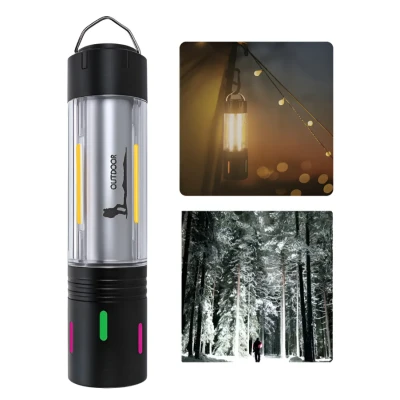 Lanterna de mana CB 801 TG LED 3 in 1 pentru camping urgente reincarcabila prin USB