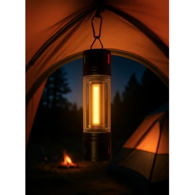 Lanterna de mana CB 801 TG LED 3 in 1 pentru camping urgente reincarcabila prin USB