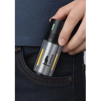 Lanterna de mana CB 801 TG LED 3 in 1 pentru camping urgente reincarcabila prin USB