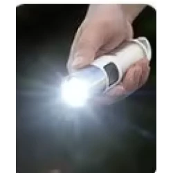 Lanterna telescopica cu zoom CB 005 TG cu afisaj baterie si carlig de prindere