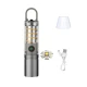 Lanterna LED portabila CB 936 TG telescopica 5 moduri incarcare USB si capac pentru lumina