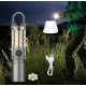 Lanterna LED portabila CB 936 TG telescopica 5 moduri incarcare USB si capac pentru lumina