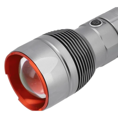 Lanterna de mana CB C33C TG cu incarcare USB ZOOM iluminare 2000m de 14cm