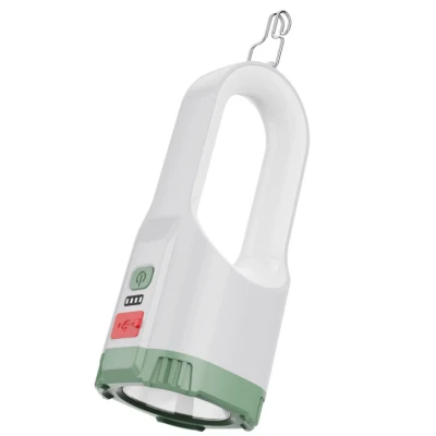 Lanterna de mana CB 2217 cu iluminare RGB incarcare USB si carlig