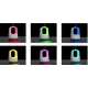 Lanterna de mana CB 2217 cu iluminare RGB incarcare USB si carlig