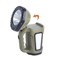 Lanterna de mana CB 5678 cu incarcare solara si COB lateral