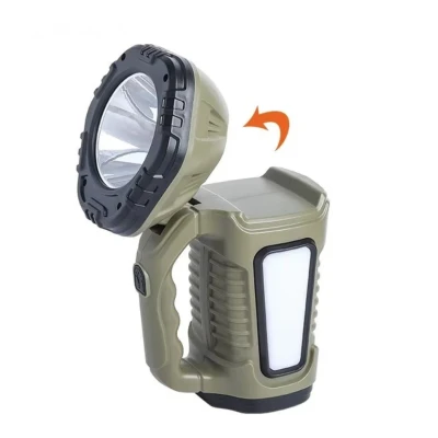 Lanterna de mana CB 5678 cu incarcare solara si COB lateral
