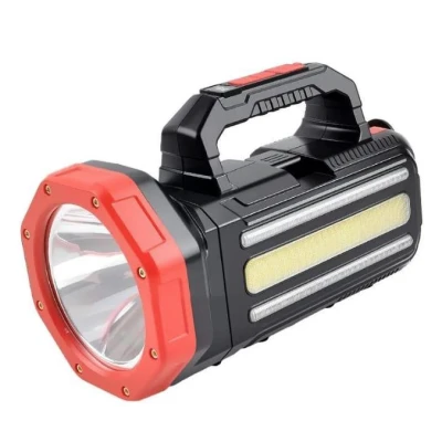 Lanterna multifunctionala CB 5515 tip trusa scule cu LED puternic COB si incarcare USB C