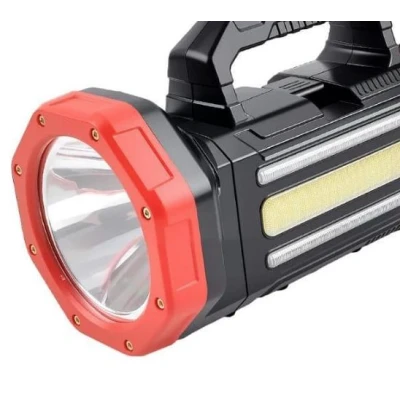 Lanterna multifunctionala CB 5515 tip trusa scule cu LED puternic COB si incarcare USB C