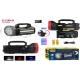 Lanterna multifunctionala CB 5515 tip trusa scule cu LED puternic COB si incarcare USB C