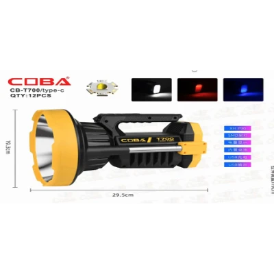 Lampa multifunctionala cu incarcare USB COBA T700 P90 si tija extindere 110cm