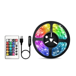 Kit Banda Led RGB Pentru Tv cu conectare USB lungime 2M telecomanda inclusa