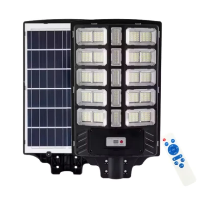 Lampa solara stradala LED 1000W cu 15 casete senzor miscare telecomanda IP67 YH25