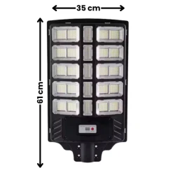 Lampa solara stradala LED 1000W cu 15 casete senzor miscare telecomanda IP67 YH25