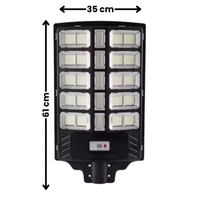 Lampa solara stradala LED 1000W cu 15 casete senzor miscare telecomanda IP67 YH25