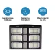 Lampa solara stradala LED 1000W cu 15 casete senzor miscare telecomanda IP67 YH25