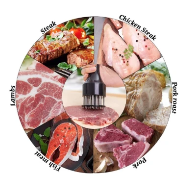 Aparat tip presa pentru fragezire carne