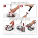 Set mop rotativ si galeata cu sistem de stoarcere maner reglabil din otel Inoxidabil cu 5 rezerve