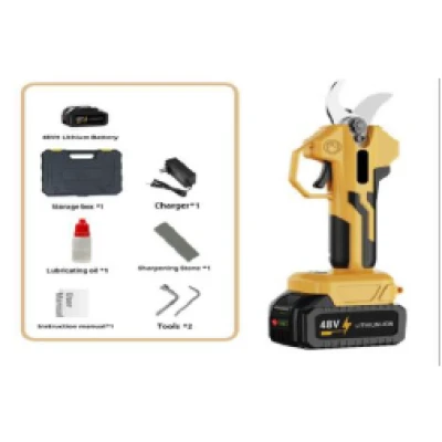 Foarfeca electrica pentru gradinarit portabila profesionala cu 1 acumulator 48V