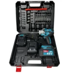 Trusa Pistol Impact 2 acumulatori 48V 4Ah Cuplu 350 Nm si accesorii albastru