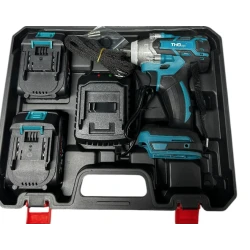 Trusa Pistol Impact 2 acumulatori 48V 4Ah Cuplu 350 Nm si accesorii albastru