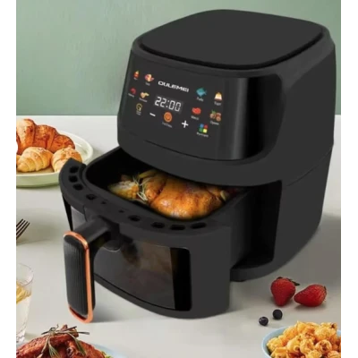 UB Friteuza fara ulei Air Fryer tip cuptor electric displat digital functie de coacere 8L