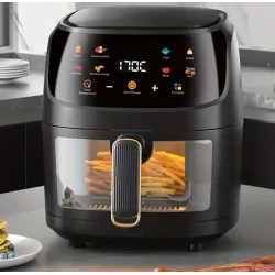 UB Friteuza fara ulei Air Fryer tip cuptor electric displat digital functie de coacere 8L