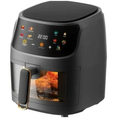 UB Friteuza fara ulei Air Fryer tip cuptor electric displat digital functie de coacere 8L