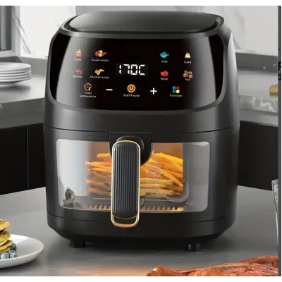 UB Friteuza fara ulei Air Fryer tip cuptor electric displat digital functie de coacere 8L