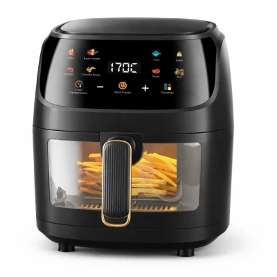 UB Friteuza fara ulei Air Fryer tip cuptor electric displat digital functie de coacere 8L