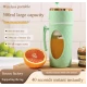 Blender portabil electric pentru smoothie 8 lame recipient tip cana cu capac si maner