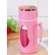Blender portabil electric pentru smoothie 8 lame recipient tip cana cu capac si maner