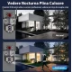 Camera de supraveghere tripla 4K WiFi Zoom 10x PTZ Detectare Umana Auto Tracking IP66