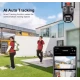 Camera de supraveghere tripla 4K WiFi Zoom 10x PTZ Detectare Umana Auto Tracking IP66