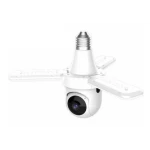 Camera supraveghere tip BEC cu 3 brate LED 3MP HD WiFi PTZ Montaj E27 Monitorizare Interioara pentru Locuinta