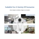 Camera supraveghere tip BEC cu 3 brate LED 3MP HD WiFi PTZ Montaj E27 Monitorizare Interioara pentru Locuinta