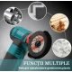 Mini polizor unghiular 20cm de 12V putere 750W cu 19500 rpm 2 Discuri 76 mm 2 Acumulatori