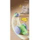Jucarie automata soricel pentru pisici evita obstacolele miscari aleatorii Coada LED RGB
