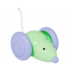 Jucarie automata soricel pentru pisici evita obstacolele miscari aleatorii Coada LED RGB
